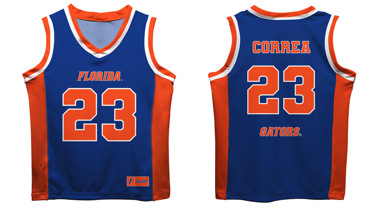 Florida Gators Vive La Fete Leilani Correa Game Day Blue Boys Basketball Jersey - Vive La Fête - Online Apparel Store