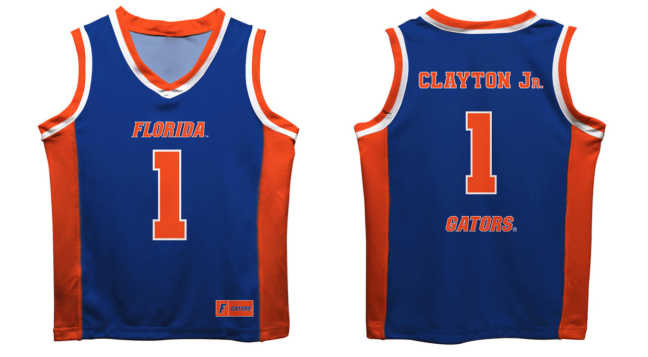 Florida Gators Vive La Fete Walter Clayton Jr Game Day Blue Boys Basketball Jersey - Vive La Fête - Online Apparel Store