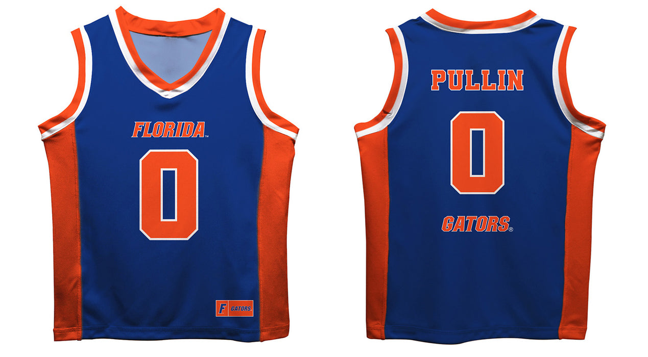 Florida Gators Vive La Fete Zyon Pullin Game Day Blue Boys Basketball Jersey - Vive La Fête - Online Apparel Store