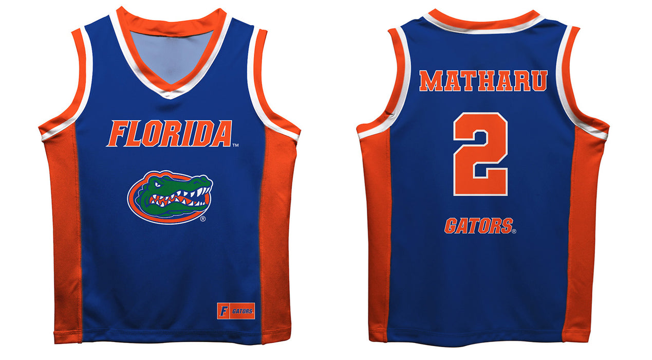 Florida Gators Vive La Fete Aliyah Matharu Game Day Blue Boys Basketball Fashion Top - Vive La Fête - Online Apparel Store