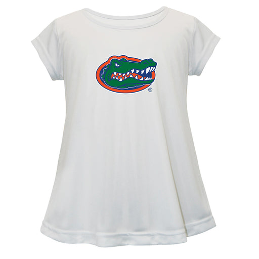 Florida Gators Short Sleeve Youth Cotton Top White