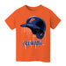Florida Gators Original Dripping Baseball Helmet Orange T-Shirt Cotton by Vive La Fete