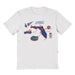 Florida Gators Hand Sketched Vive La Fete Impressions Icones Kids White T-shirt