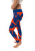 Florida Gators Vive La Fete Paint Brush Logo on Waist Women Blue Yoga Leggings - Vive La Fête - Online Apparel Store