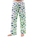 Florida Gators Repeat Print Hand Sketched Vive La Fete Impressions Artwork Womens  White  Lounge Pants
