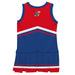 Kansas Jayhawks Vive La Fete Game Day Red and Royal Sleeveless Chearleader Dress - Vive La Fête - Online Apparel Store