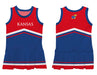 Kansas Jayhawks Vive La Fete Game Day Red and Royal Sleeveless Chearleader Dress - Vive La Fête - Online Apparel Store