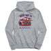 Kansas Jayhawks On My Way Monster Truck Heather Grey Cotton Youth Hoodie