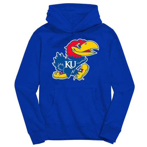 Kansas Jayhawks Vive La Fete Royal Cotton Youth Hoodie