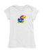 Kansas Jayhawks Girl´s Fitted Cotton T-shirt White