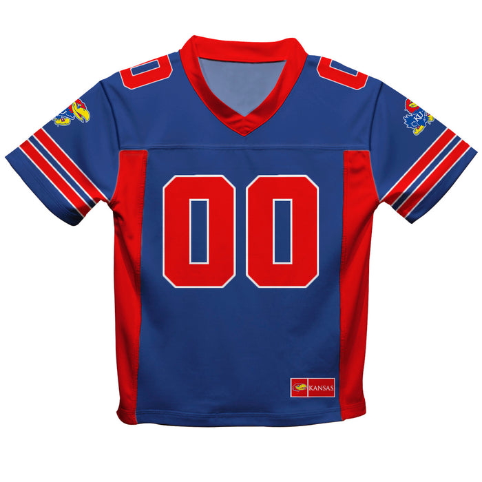 Kansas Jayhawks Vive La Fete Game Day Blue Boys Fashion Football T-Shirt