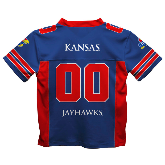 Kansas Jayhawks Vive La Fete Game Day Blue Boys Fashion Football T-Shirt - Vive La Fête - Online Apparel Store