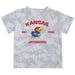 Kansas Jayhawks T-Shirt CAMO Light Grey by Vive La Fete