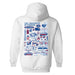 Kansas Jayhawks Hand Sketched Artwork Cotton Fleece Women Hoodie - Vive La Fête - Online Apparel Store