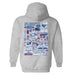 Kansas Jayhawks Hand Sketched Artwork Cotton Fleece Women Hoodie - Vive La Fête - Online Apparel Store