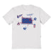 Kansas Jayhawks Hand Sketched Vive La Fete Impressions Icones White T-shirt for Women