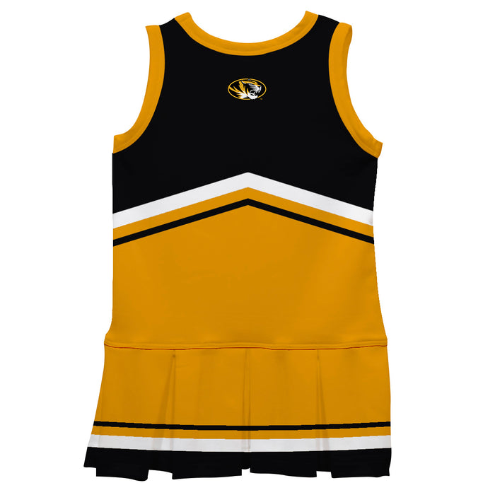 Missouri Tigers MU Vive La Fete Game Day Black and Gold Sleeveless Chearleader Dress - Vive La Fête - Online Apparel Store