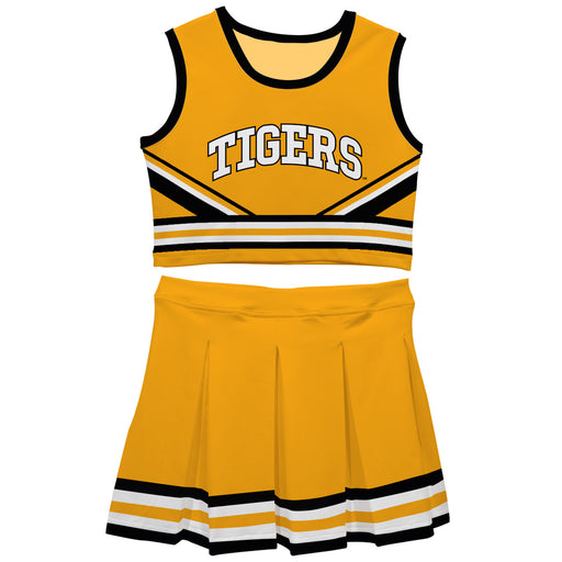 Missouri Tigers MU Vive La Fete Game Day Gold Sleeveless Chearleader Set