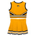 Missouri Tigers MU Vive La Fete Game Day Gold Sleeveless Chearleader Set - Vive La Fête - Online Apparel Store