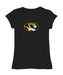 Missouri Tigers MU Girl´s Fitted Cotton T-shirt Black