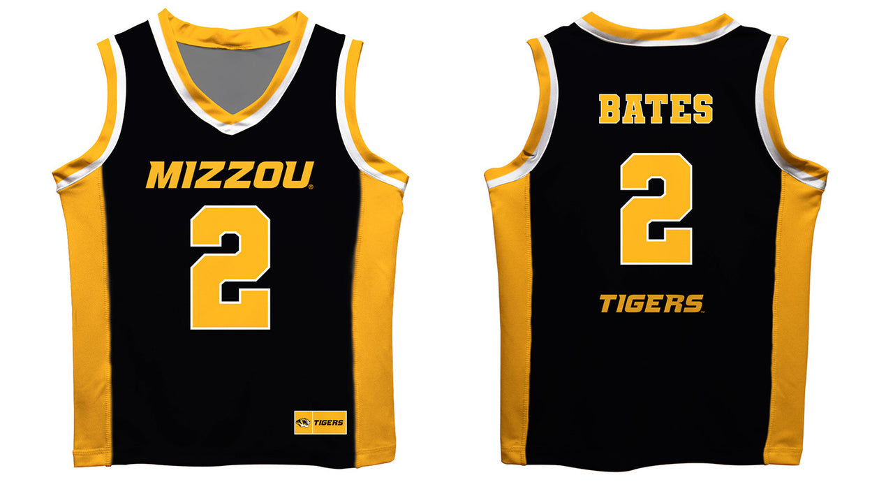 University Of Missouri Vive La Fete Tamar Bates Game Day Black And Yellow Boy Basketball Jersey - Vive La Fête - Online Apparel Store