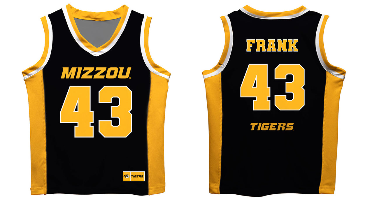 University Of Missouri Vive La Fete Hayley Frank Game Day Black And Yellow Boy Basketball Jersey - Vive La Fête - Online Apparel Store