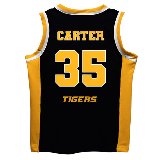 University Of Missouri Vive La Fete Noah Carter Game Day Black And Yellow Boy Basketball Jersey - Vive La Fête - Online Apparel Store