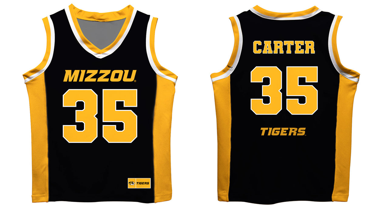 University Of Missouri Vive La Fete Noah Carter Game Day Black And Yellow Boy Basketball Jersey - Vive La Fête - Online Apparel Store