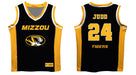 University Of Missouri Vive La Fete Ashton Judd Game Day Black And Yellow Boy Basketball Jersey - Vive La Fête - Online Apparel Store