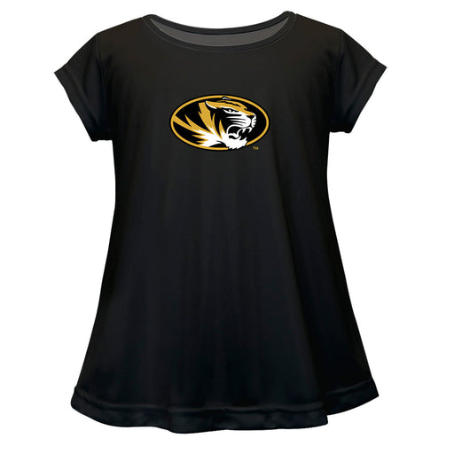 Missouri Tigers MU Short Sleeve Youth Cotton Top Black