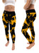 Missouri Tigers MU Vive La Fete Paint Brush Logo on Waist Women Gold Yoga Leggings - Vive La Fête - Online Apparel Store