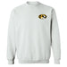 Missouri Tigers MU Hand Sketched Vive La Fete Impressions Artwork White Crew Neck Sweatshirt for Women