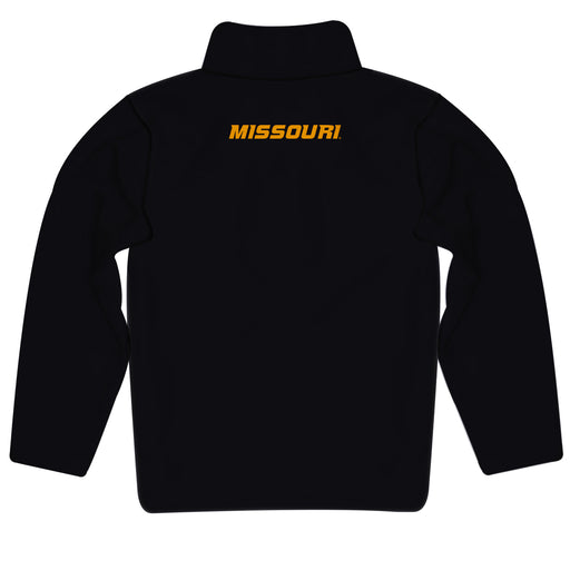 Missouri Tigers MU Vive La Fete Logo and Mascot Name Womens Black Quarter Zip Pullover - Vive La Fête - Online Apparel Store