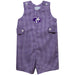 North Alabama Lions Embroidered Purple Gingham Boys Jon Jon