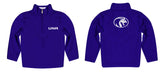 North Alabama Lions Vive La Fete Game Day Solid Purple Quarter Zip Pullover Sleeves - Vive La Fête - Online Apparel Store