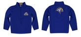 University of New Haven Chargers Vive La Fete Game Day Solid Blue Quarter Zip Pullover Sleeves - Vive La Fête - Online Apparel Store