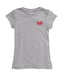 New Mexico Lobos UNM Hand Sketched Vive La Fete Impressions Artwork Grey Girls Cotton Short Sleeve Tee