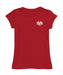 New Mexico Lobos UNM Hand Sketched Vive La Fete Impressions Artwork Red Girls Cotton Short Sleeve Tee