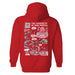 New Mexico Lobos UNM Hand Sketched Artwork Cotton Fleece Women Hoodie - Vive La Fête - Online Apparel Store