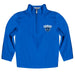 University of New Orleans Privateers UNO Vive La Fete Game Day Solid Blue Quarter Zip Pullover Sleeves