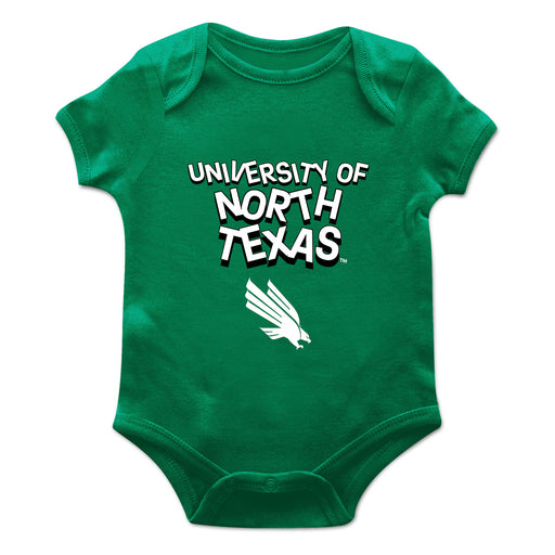 North Texas Mean Green Vive La Fete Infant Game Day Green Short Sleeve Bodysuit