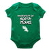 North Texas Mean Green Vive La Fete Infant Game Day Green Short Sleeve Bodysuit