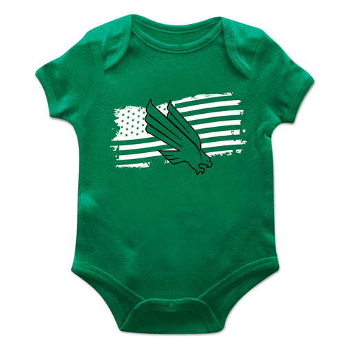 North Texas Mean Green Vive La Fete Infant Game Day Green Short Sleeve Bodysuit