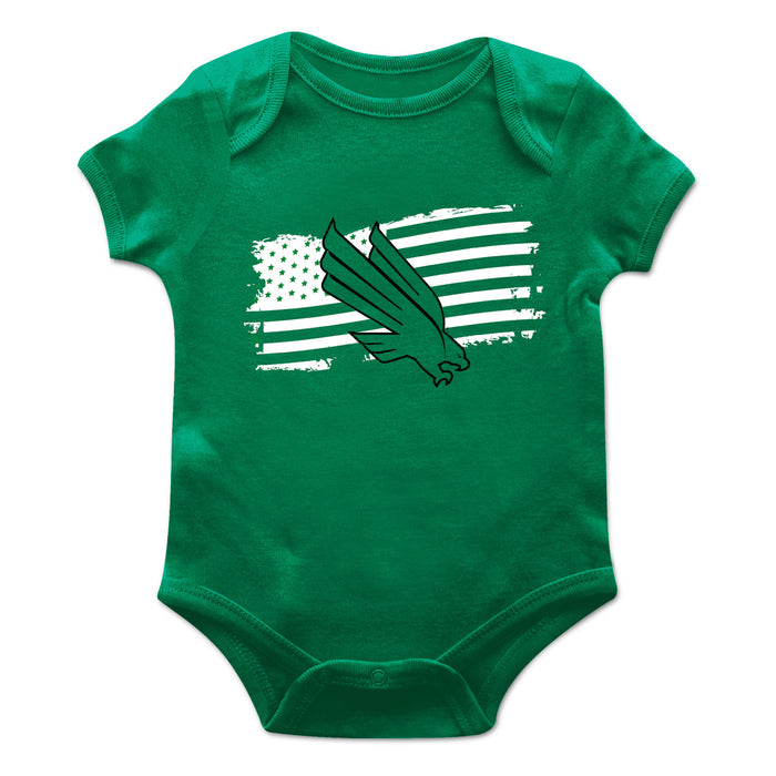 North Texas Mean Green Vive La Fete Infant Game Day Green Short Sleeve Bodysuit