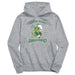 North Texas Mean Green Dinorrific Heather Grey Cotton Youth Hoodie