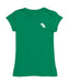 North Texas Mean Green Hand Sketched Vive La Fete Impressions Artwork Green Girls Cotton Short Sleeve Tee