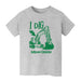 North Texas Mean Green Vive La Fete Excavator Heather Grey Cotton Short Sleeve Tee