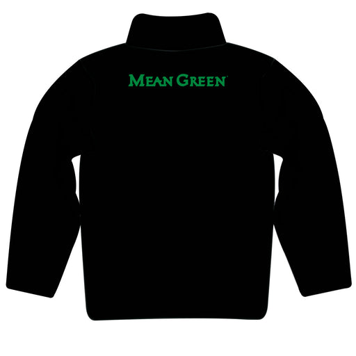 North Texas Mean Green Vive La Fete Logo and Mascot Name Womens Black Quarter Zip Pullover - Vive La Fête - Online Apparel Store