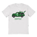 North Texas Mean Green Hand Sketched Vive La Fete Impressions Truck White T-shirt for Women