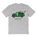 North Texas Mean Green Hand Sketched Vive La Fete Impressions Truck Grey T-shirt for Women